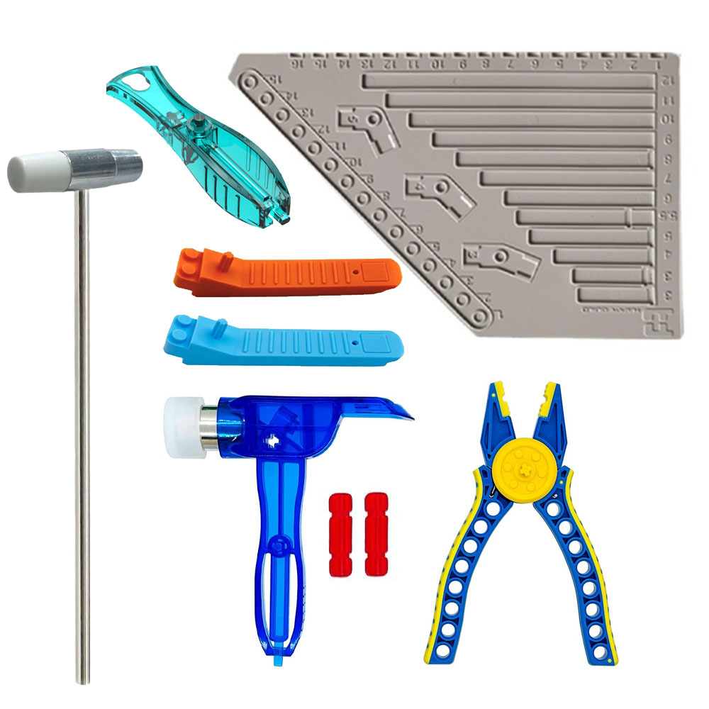 3D Printing Xyz - Klocki Zabawki Płyta pomiarowa Klocki Szczypce