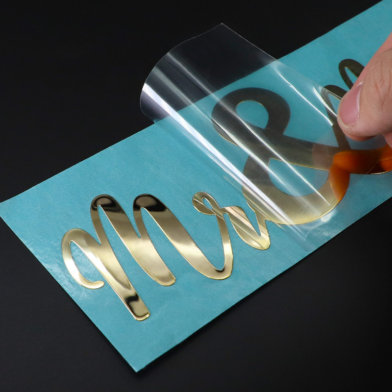 3D Printing Logo - Własne Logo nadruk Metal 3D złote