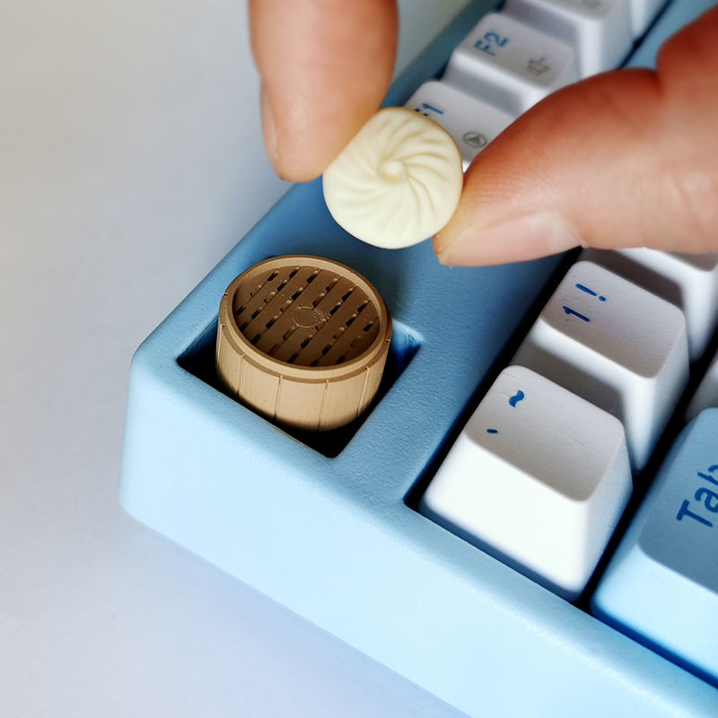 3D Printing Keycaps - Spersonalizowane bułeczki na parze Pierogi Klawiatura