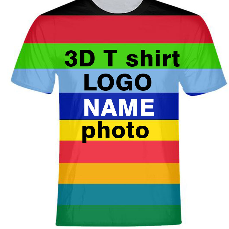 3D Printing Logo - 3D młodzieży t shirt męski bezpłatny