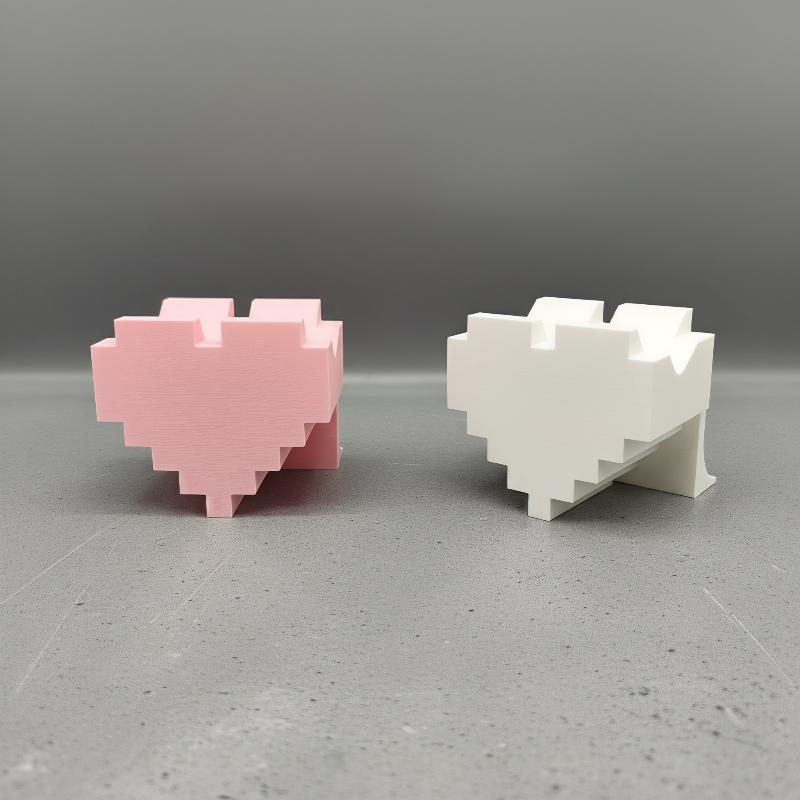 3D Print Isopropyl Alcohol - Półka na biurko w kształcie serca