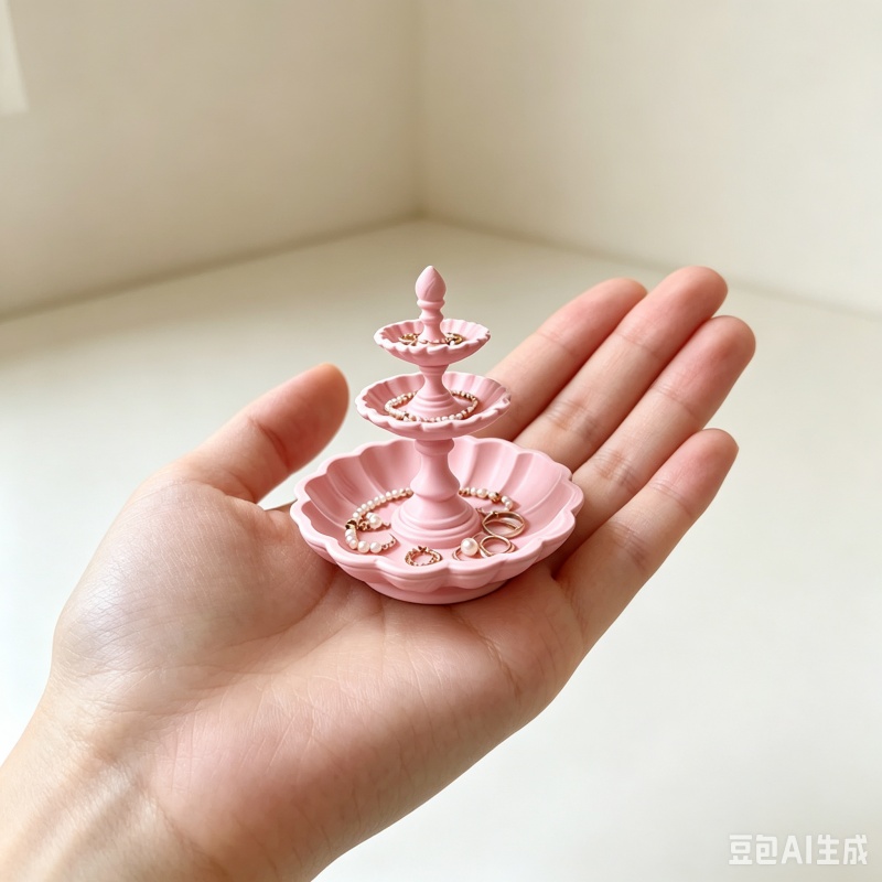 3D Print Isopropyl Alcohol - Drukowana w 3D różowa, 3-poziomowa, kwiatowa