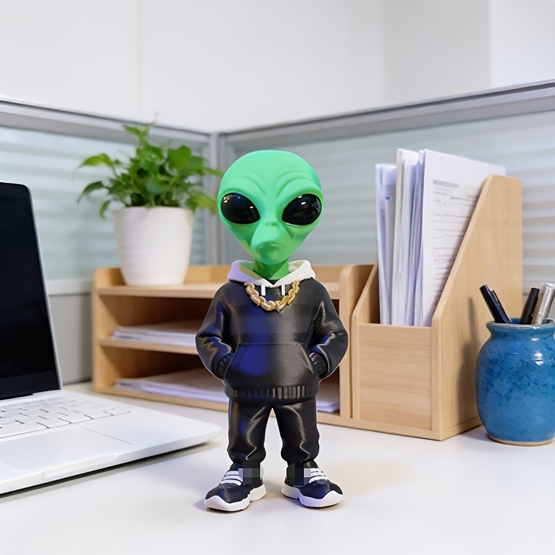 3D Printing Drawing - 1 sztuka zielonej figurki kosmity z