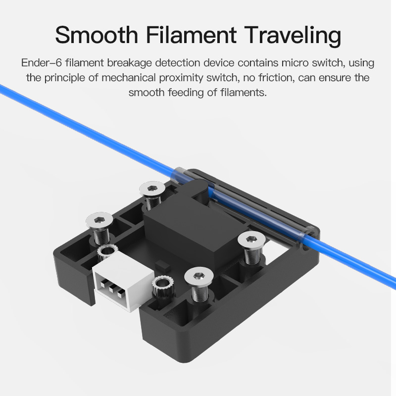 Czujnik Końca Filamentu Creali – Filament Runout Sensor recenzja i cena