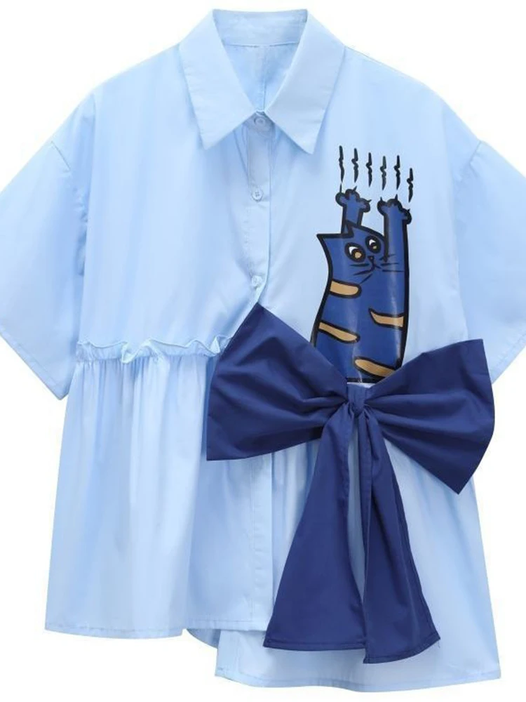 Zoki 3D Bow Cute Shirt Women L – 3D Printing Drawing recenzja i cena