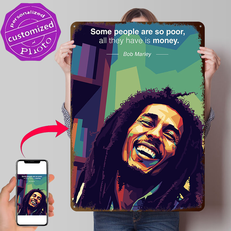 Cytat Boba Marleya Pop Art Tek – 3D Printing Quotes recenzja i cena