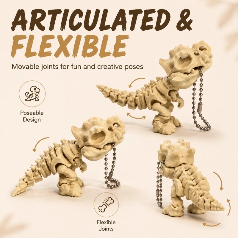 Nowy model szkieletu Tyranozau – 3D Printing Fidget Toys recenzja i cena