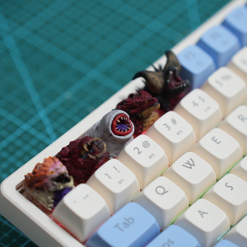 Klawisze Monster Hunter z żywi – 3D Printing Keycaps recenzja i cena