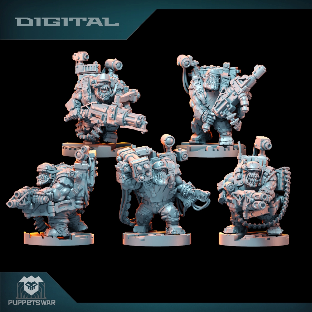 Orc Ultimate Badasses Squad, f – 3D Printing Objects recenzja i cena
