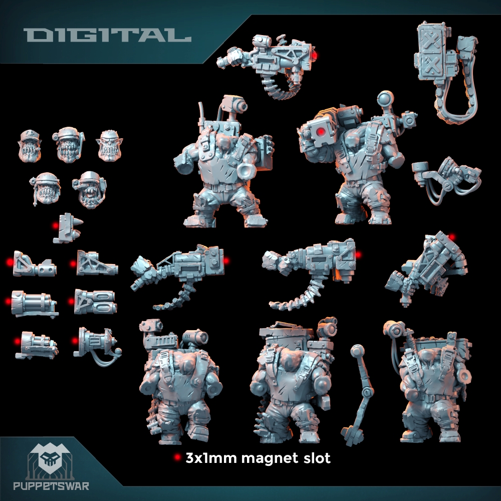 Orc Ultimate Badasses Squad, f – 3D Printing Objects recenzja i cena