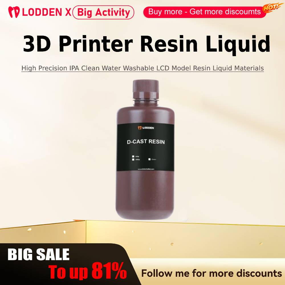 Żywica do drukarek 3D Lodden,  – 3D Printing Xyz recenzja i cena