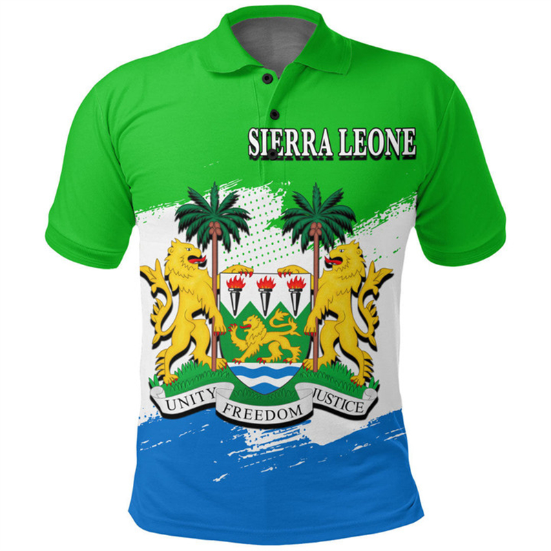 Sierra Leone Flag Map 3D Print – 3D Printing Sla recenzja i cena