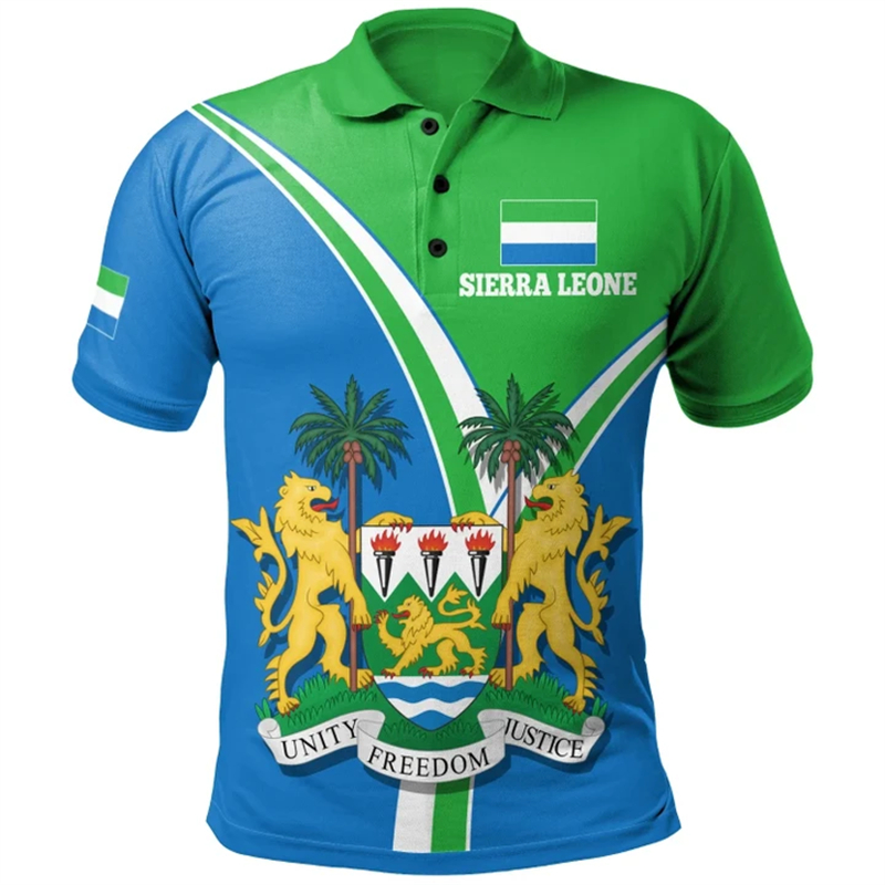 Sierra Leone Flag Map 3D Print – 3D Printing Sla recenzja i cena