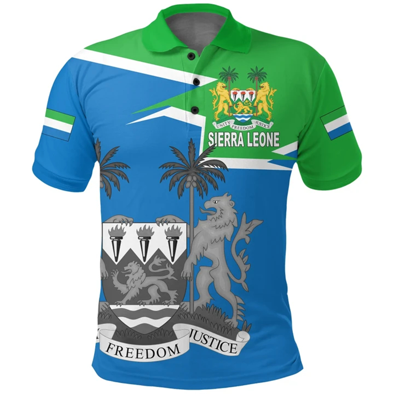 Sierra Leone Flag Map 3D Print – 3D Printing Sla recenzja i cena