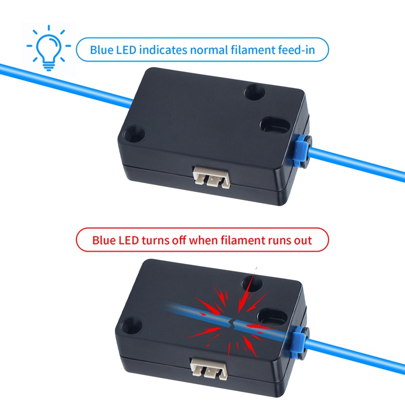 Zestaw czujnika braku filament – Filament Runout Sensor recenzja i cena