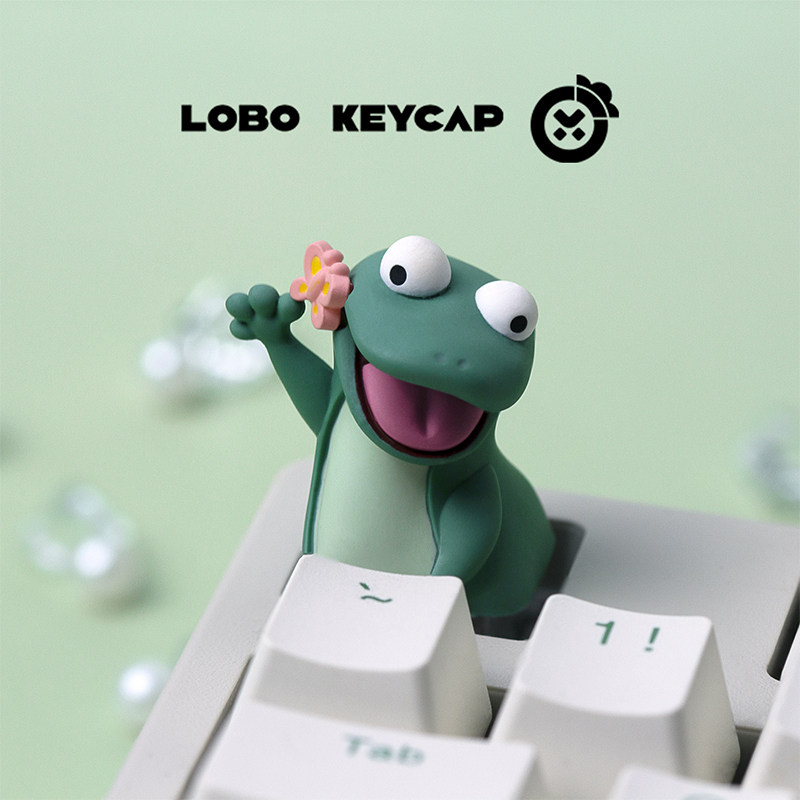 Klawisz Lobo, uroczy jaszczurk – 3D Printing Keycaps recenzja i cena