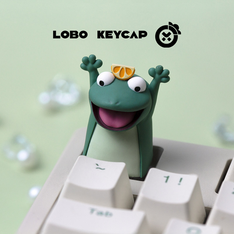 Klawisz Lobo, uroczy jaszczurk – 3D Printing Keycaps recenzja i cena