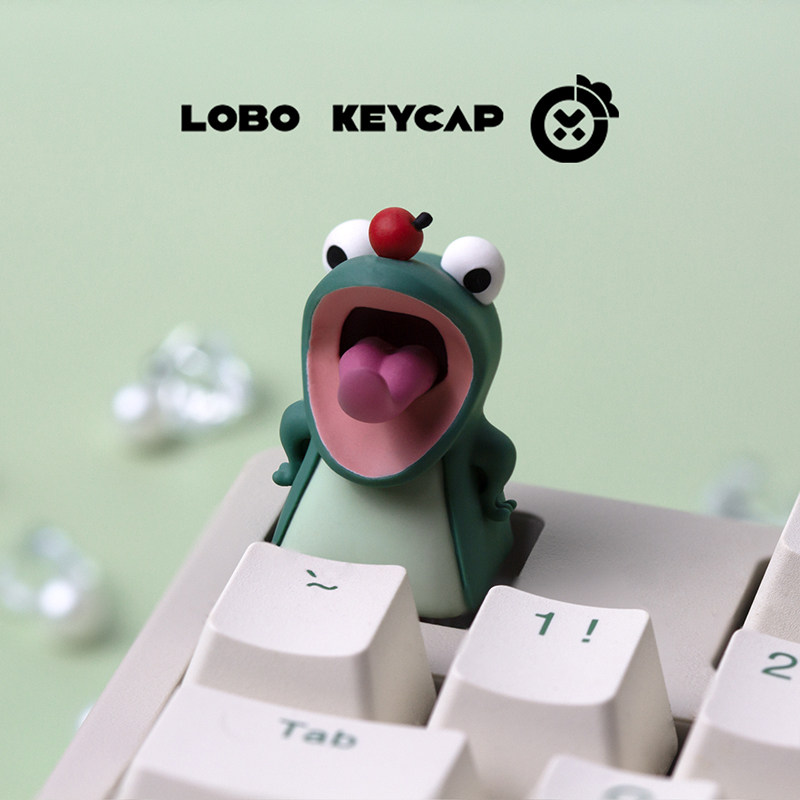 Klawisz Lobo, uroczy jaszczurk – 3D Printing Keycaps recenzja i cena