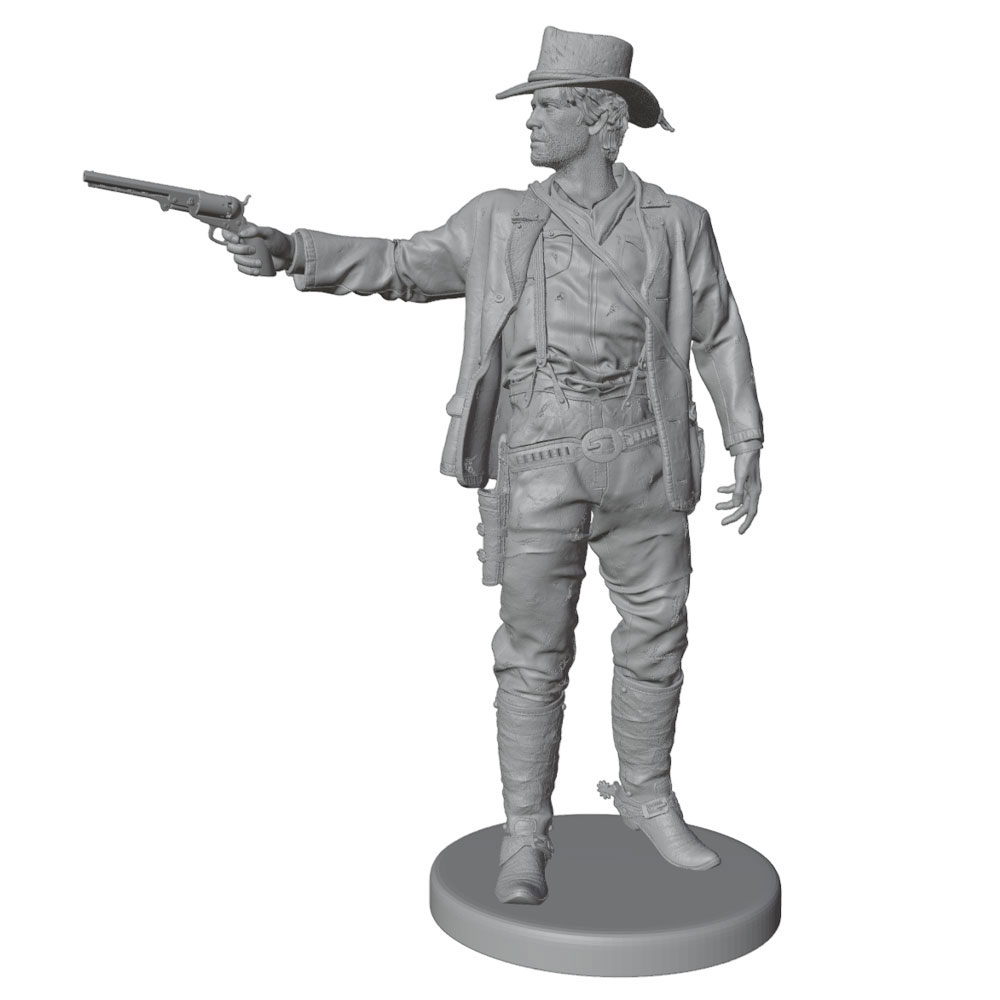 1/24/12/6 Red Dead Western Cow – 3D Printing Drawing recenzja i cena