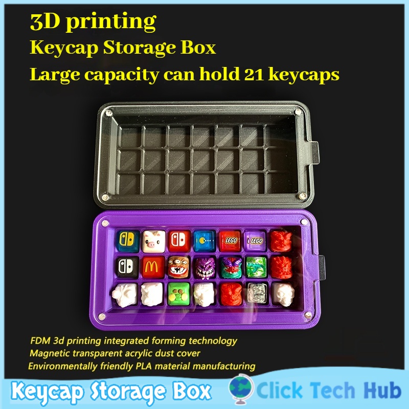Pudełko do przechowywania keyc – 3D Printing Keycaps recenzja i cena