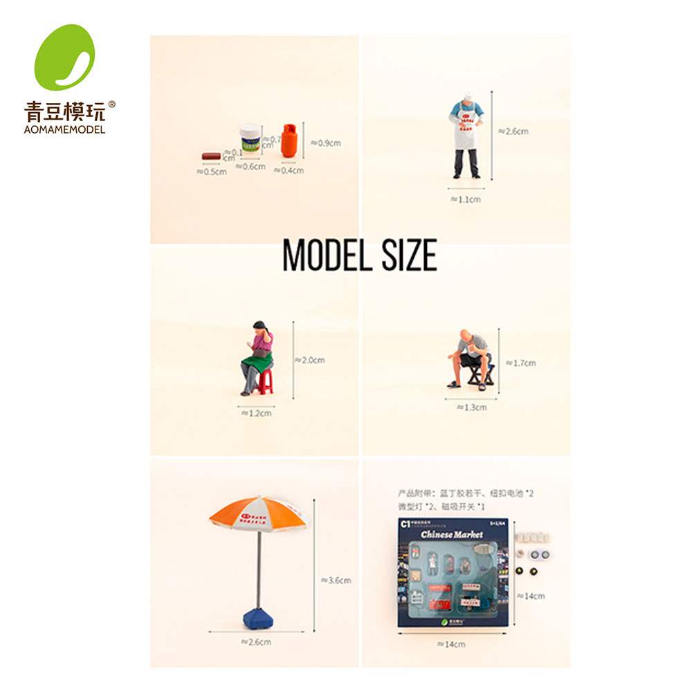 1/64 Model nocnego targu - Pre – 3D Printing Objects recenzja i cena