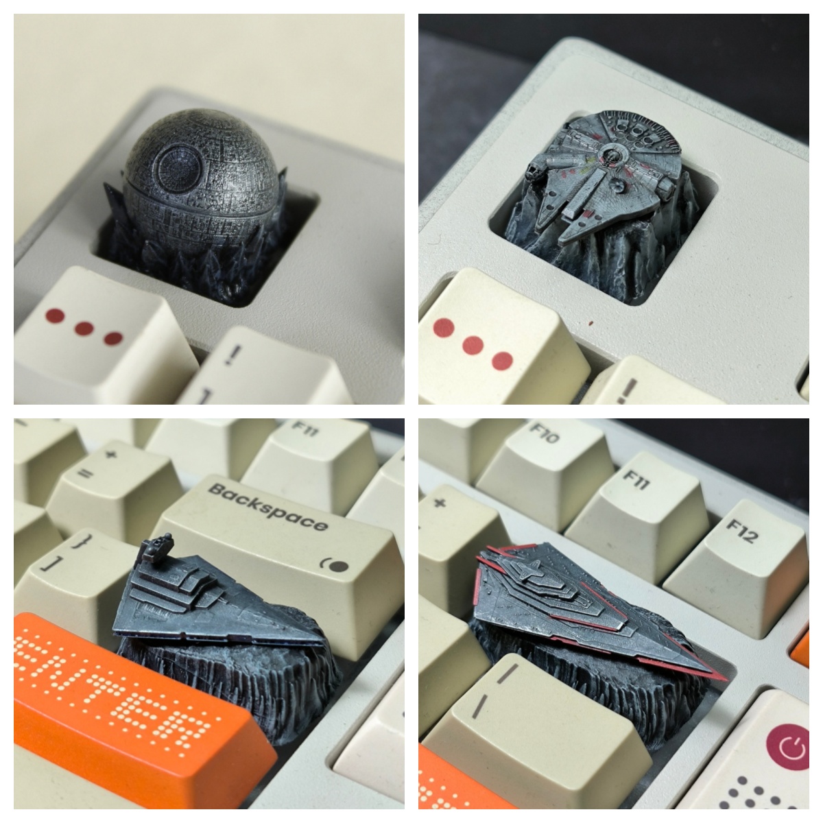 HCY Death Star Artisan Keycap  – 3D Printing Keycaps recenzja i cena