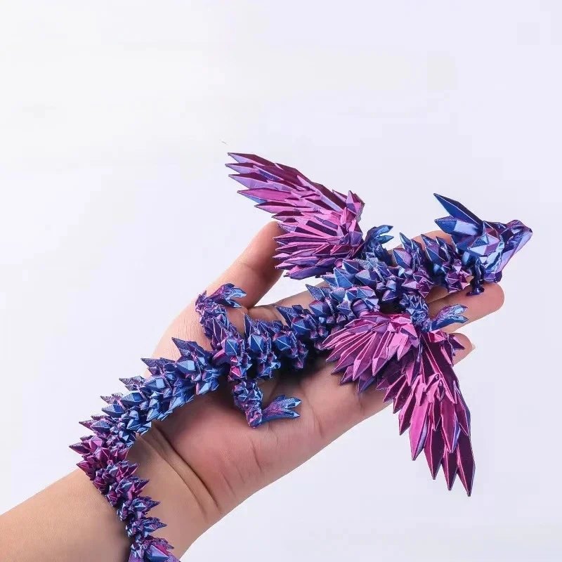 Figurki smoków drukowane w 3D, – 3D Printing Drawing recenzja i cena