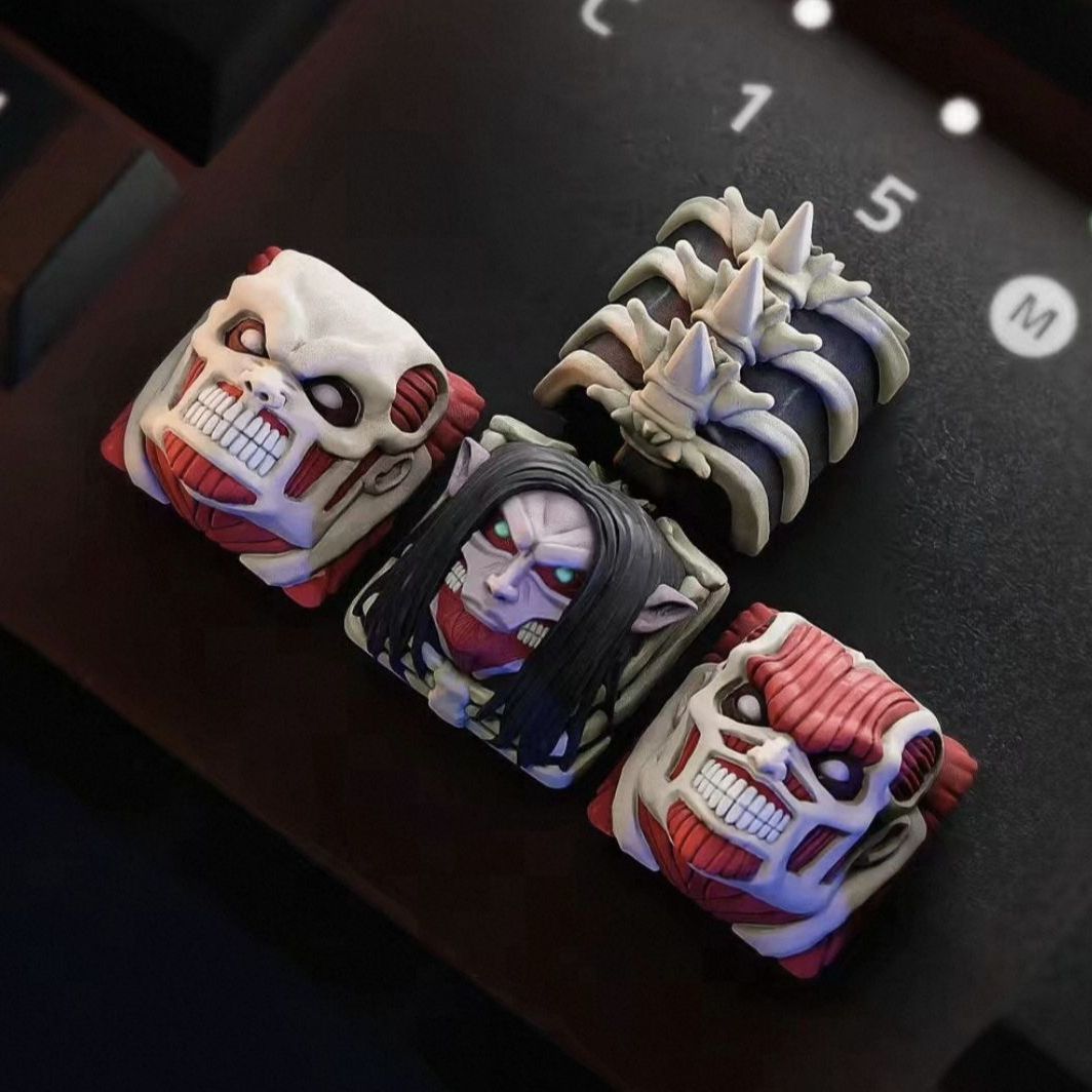 Nowy zestaw keycapów Attack on – 3D Printing Keycaps recenzja i cena