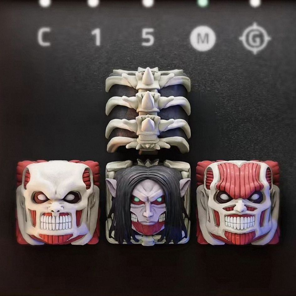 Nowy zestaw keycapów Attack on – 3D Printing Keycaps recenzja i cena