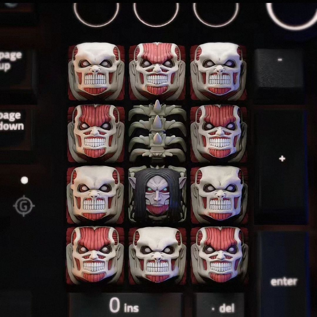 Nowy zestaw keycapów Attack on – 3D Printing Keycaps recenzja i cena
