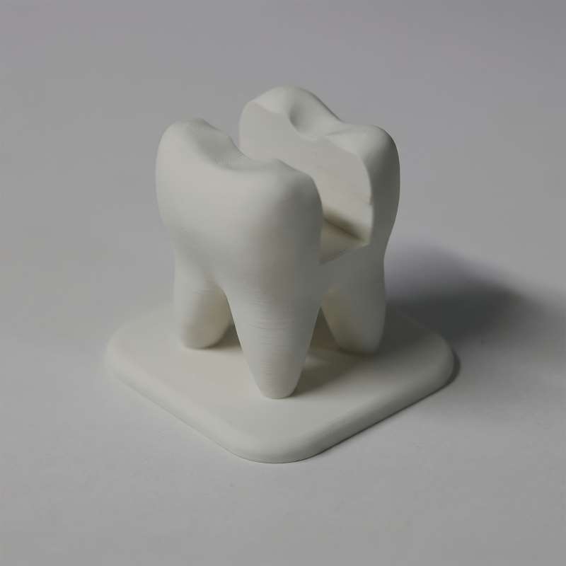 Drukowany w 3D stojak na wizyt – 3D Printing Tooth recenzja i cena
